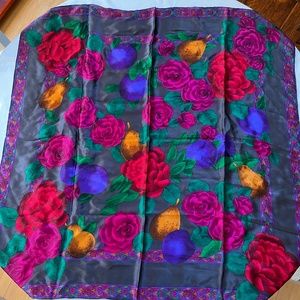 Vintage Liz Claiborne Silk Scarf